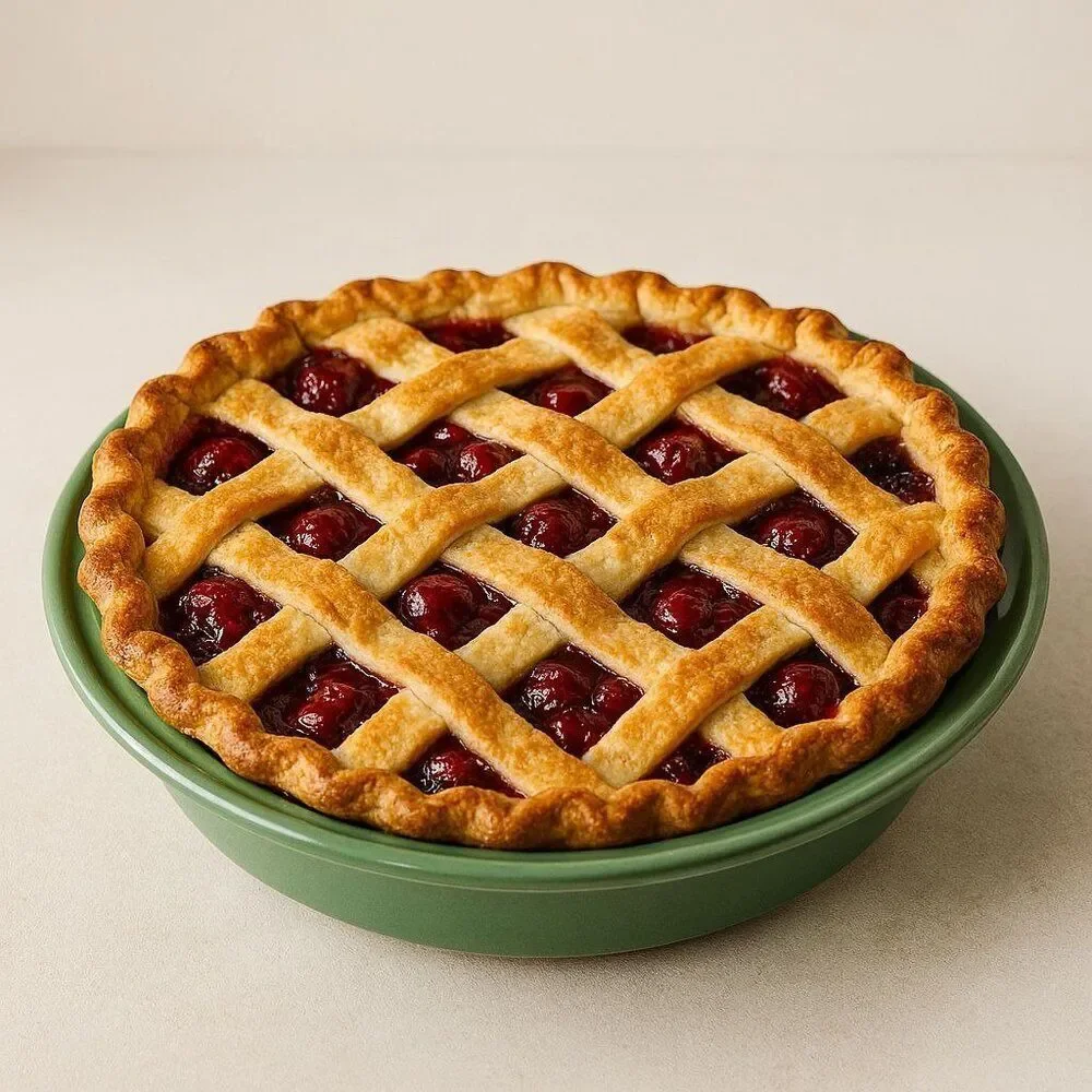 Fiestaware Fiesta Pie Plate Deep Dish Baker Baking Bake Bakeware Meadow CERAMIC